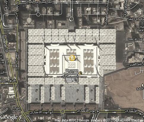 map: Al-Masjid an-Nabawi