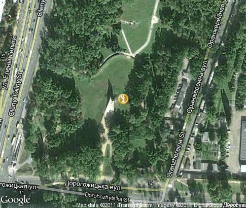 map: Babi Yar Monument