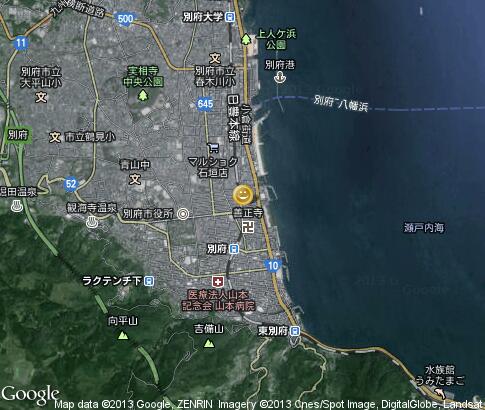 map: Beppu Festivals