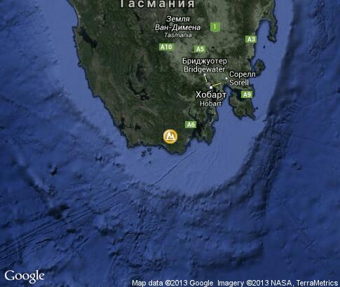 地图: Caves of Tasmania