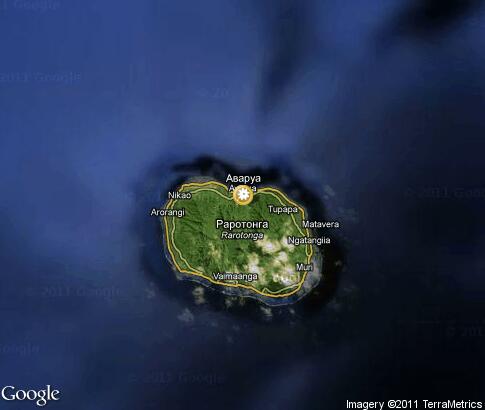 map: Cook Islands Nature