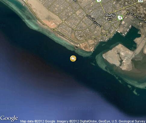 map: Diving in Yanbu