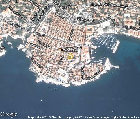 map: Dubrovnik Old Town