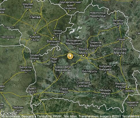 map: Ecotourism in Belarus