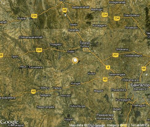 map: Fauna of Karnataka