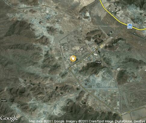 map: Fujairah\'s Forts