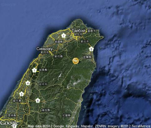 map: Hot Springs of Taiwan