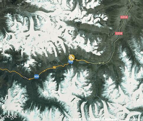 map: Khunjerab Pass