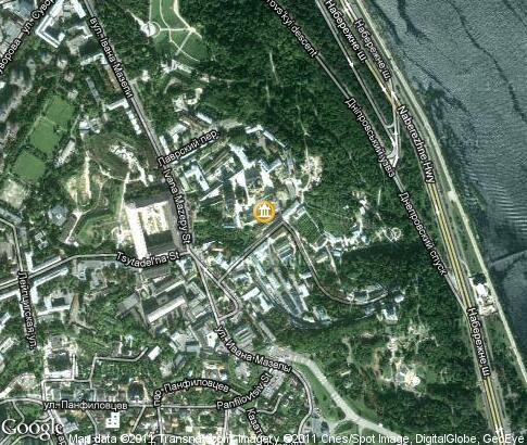 map: Kiev Pechersk Lavra