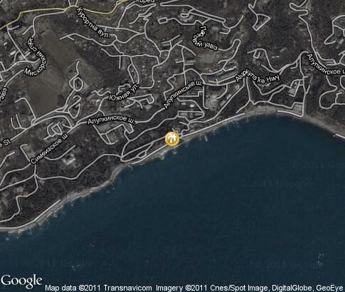 map: Miskhor beach