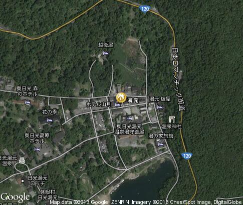 map: Nikko Yumoto Onsen