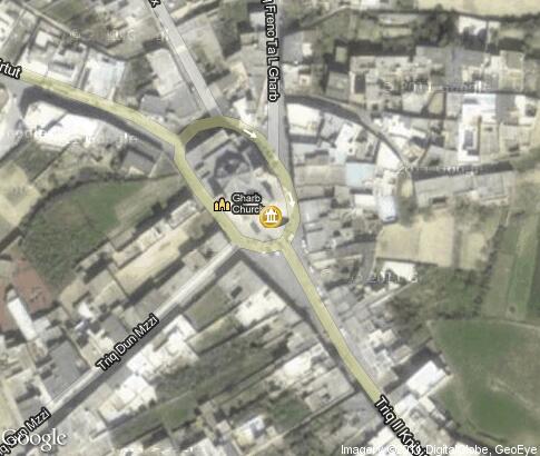 map: Our Lady Church in Għarb