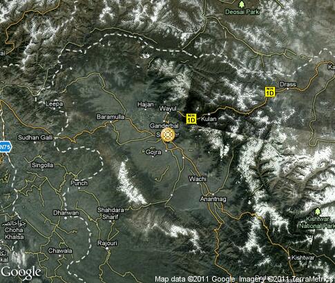 map: Kashmir papier-mâché