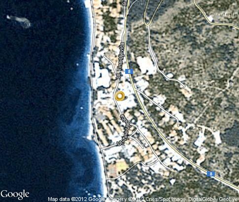 map: Podgora, Split-Dalmatia County