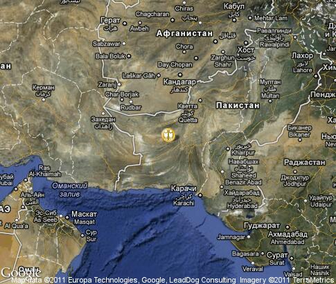 地图: Population of Pakistan