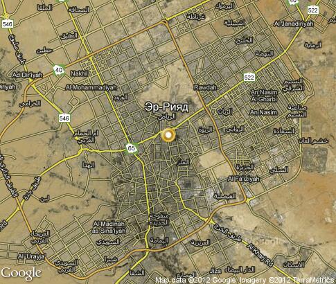 map: Riyadh