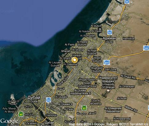 map: Sharjah 