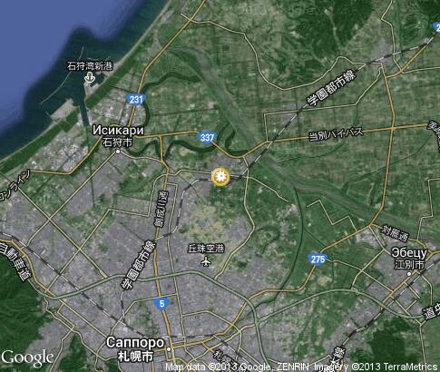 map: Spring in Sapporo