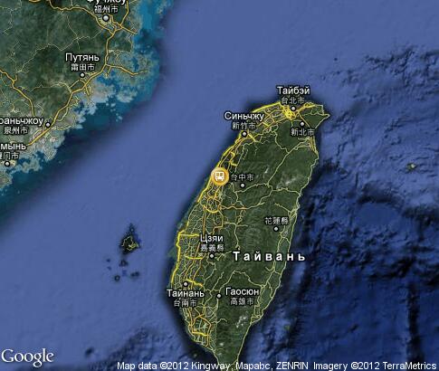 map: Transport Routes Taiwan