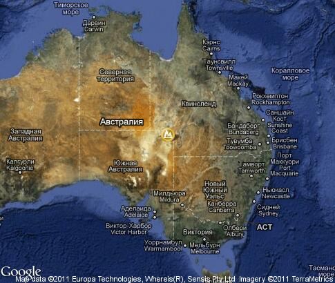 マップ: Australia, landscape