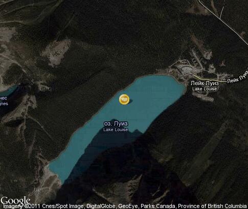 map: Lake Louise