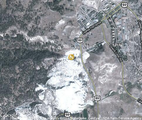 地图: Mammoth Hot Springs