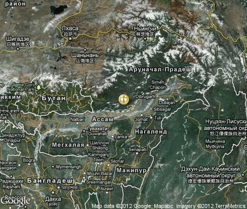 マップ: Population of Arunachal Pradesh