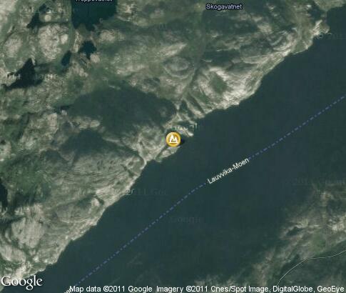 map: Preikestolen