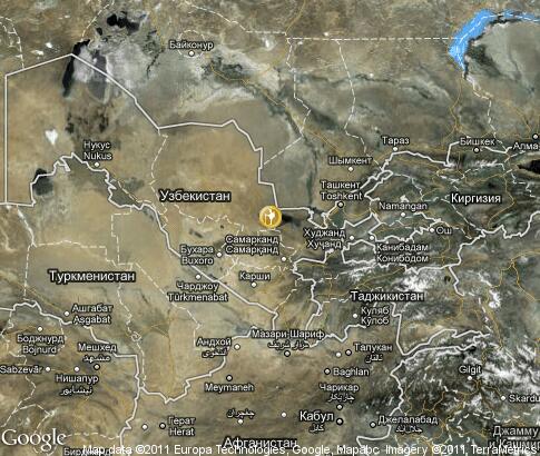 地图: 乌兹别克斯坦、旅游