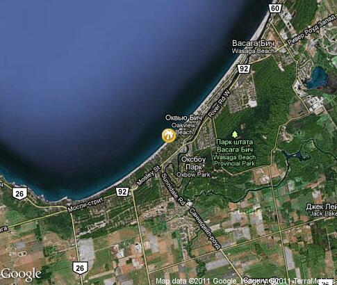 map: Wasaga Beach