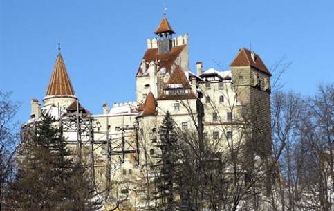 The medieval Bran Castle better known as Dracula Castle, was built in XIV century. Covered with legends, it annually attracts thousands of tourists