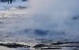 Geysir in Winter 写真