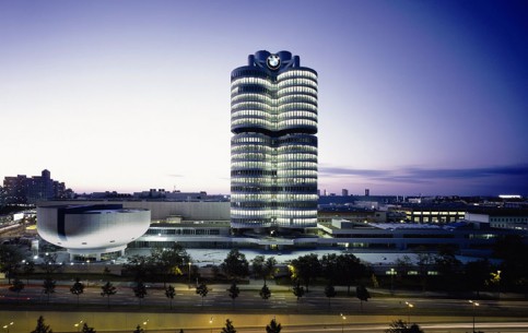 In BMW Museum, located in bowl-building by Karl Schwanzer near the 