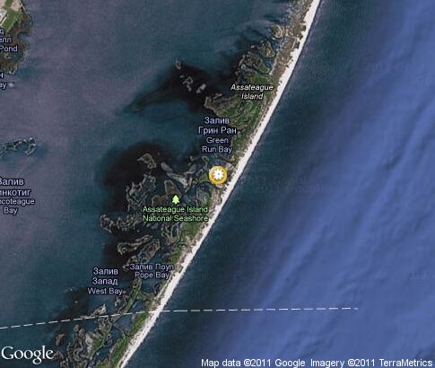 map: Assateague Island National Seashore