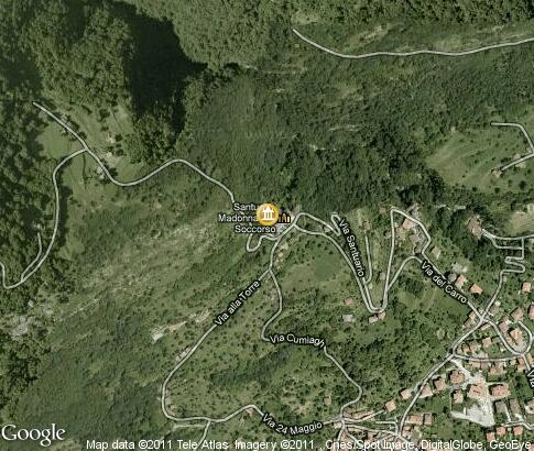 map: Sacro Monte di Ossuccio